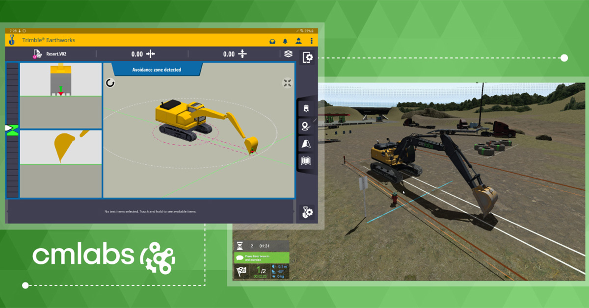 Trimble Earthworks Grade Control Platform Now Available On Excavator Simulator 