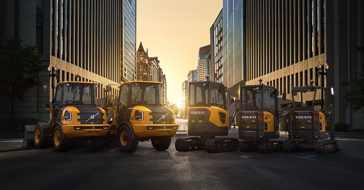 Volvo CE Introduces Largest Range Of Electric Machines