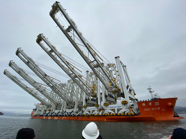Two Modern Ship-To-Shore Cranes Arrived Safely At Vanterm