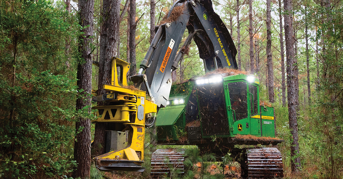 John Deere Adds Smooth Boom Control Technology For Tracked Feller Bunchers And Harvesters
