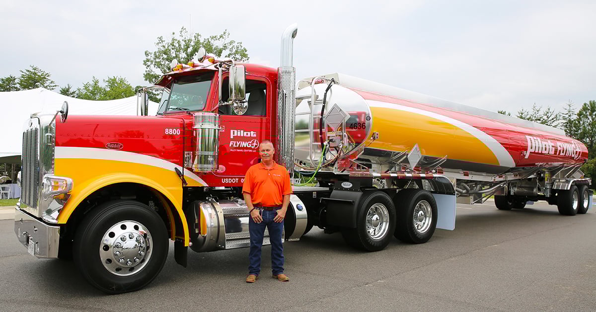Pilot Company Surprises 40-Year Driver With Custom Peterbilt Truck