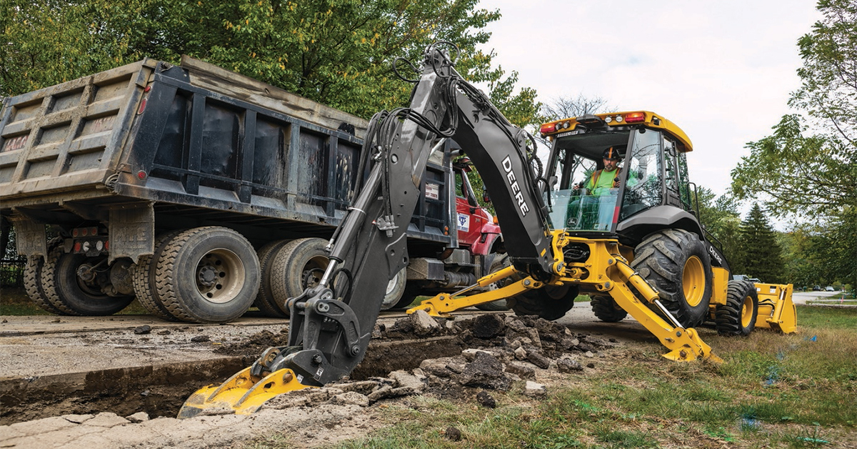 John Deere Upgrades L-Series Backhoes