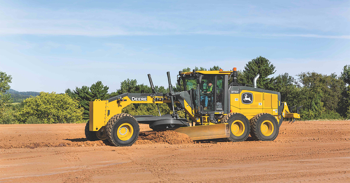 John Deere Adds Industry-Exclusive Technology To GP-Series Motor Graders