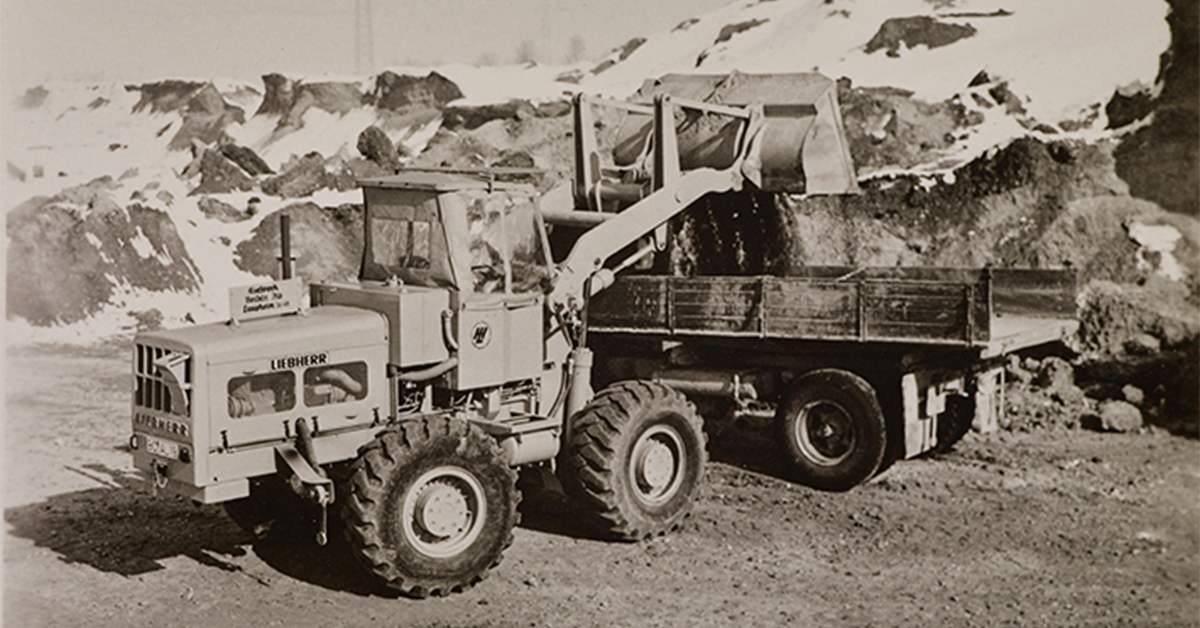 Liebherr Restores A 60-Year-Old Wheel Loader Prototype