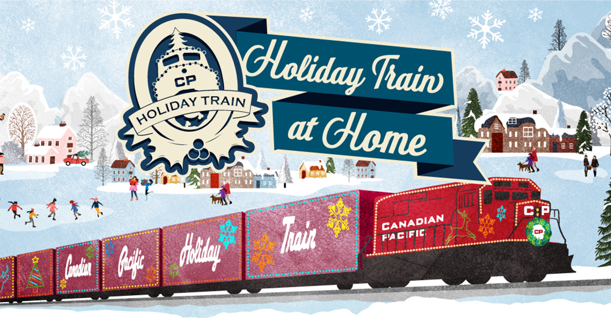 CP Holiday Train’s Lights To Shine On Community Food Banks With Virtual Concert, Donations For 2021