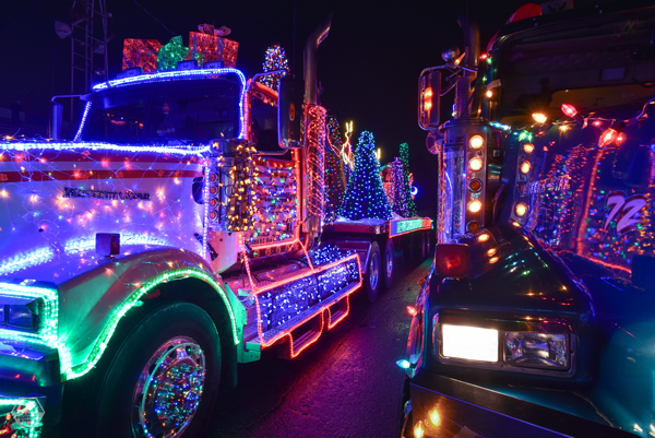 Popular Truck Light Convoy Returns To Vancouver Island