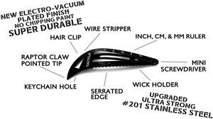 Tacticlip Tactical Multitool Hair Clip