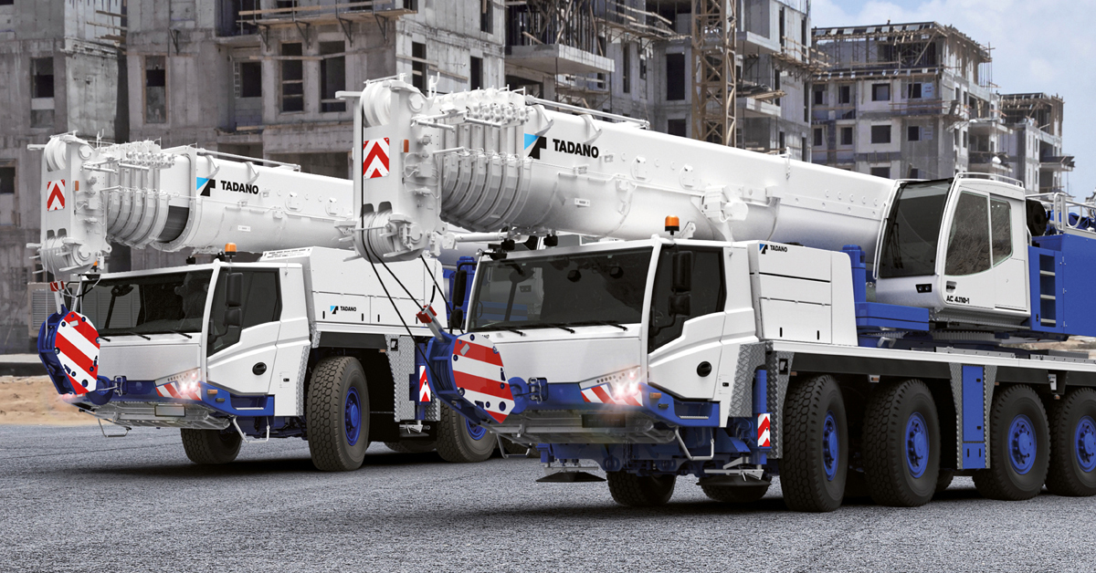Tadano Upgrades AC 4.110-1 and AC 5.120-1 All Terrain Cranes