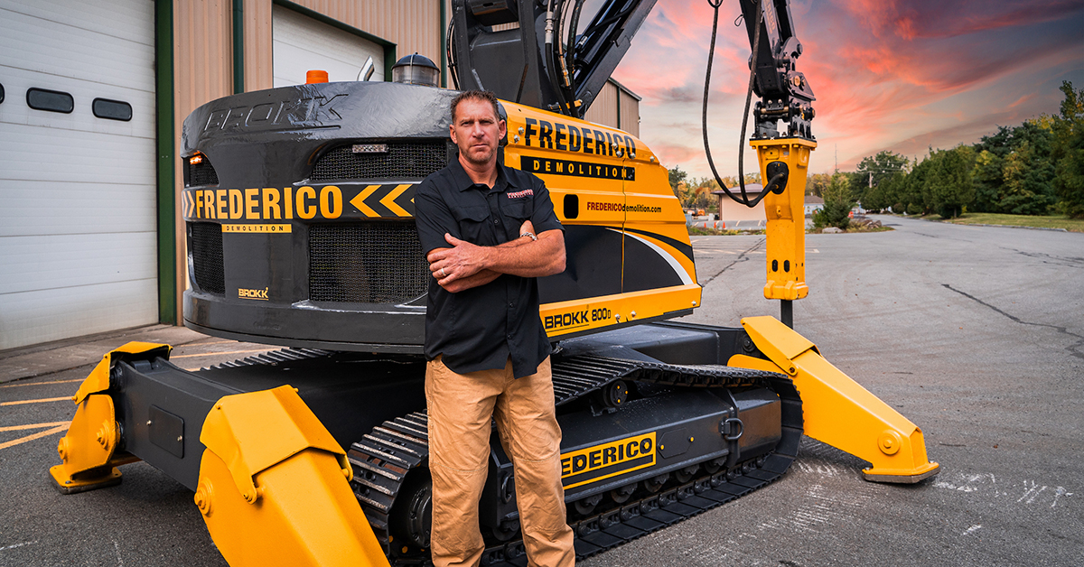 Demolition Company Operates North America’s Largest Brokk