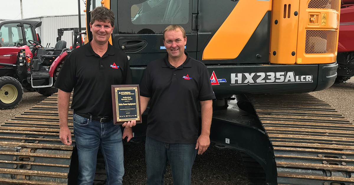 Hyundai Construction Equipment Adds Delta Power Equipment To Growing Network