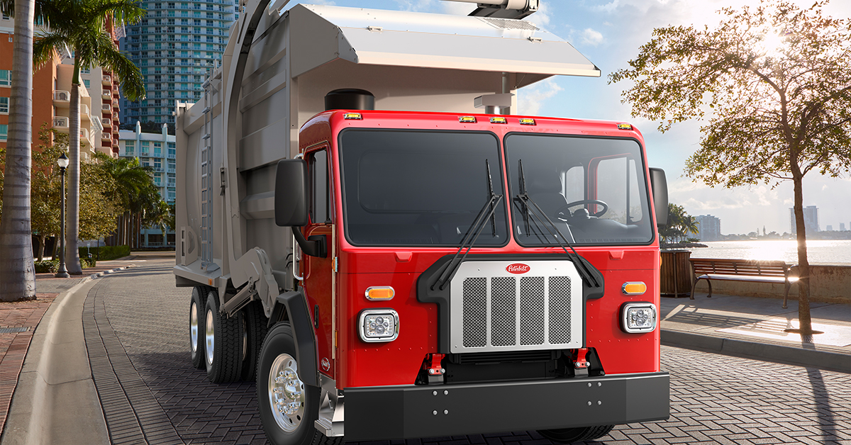 Peterbilt Showcases Refuse Lineup At Waste Expo