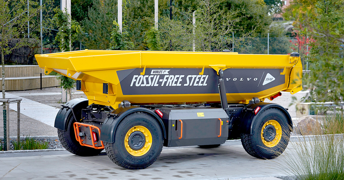 Volvo Launches World’s First Vehicle Using Fossil-Free Steel