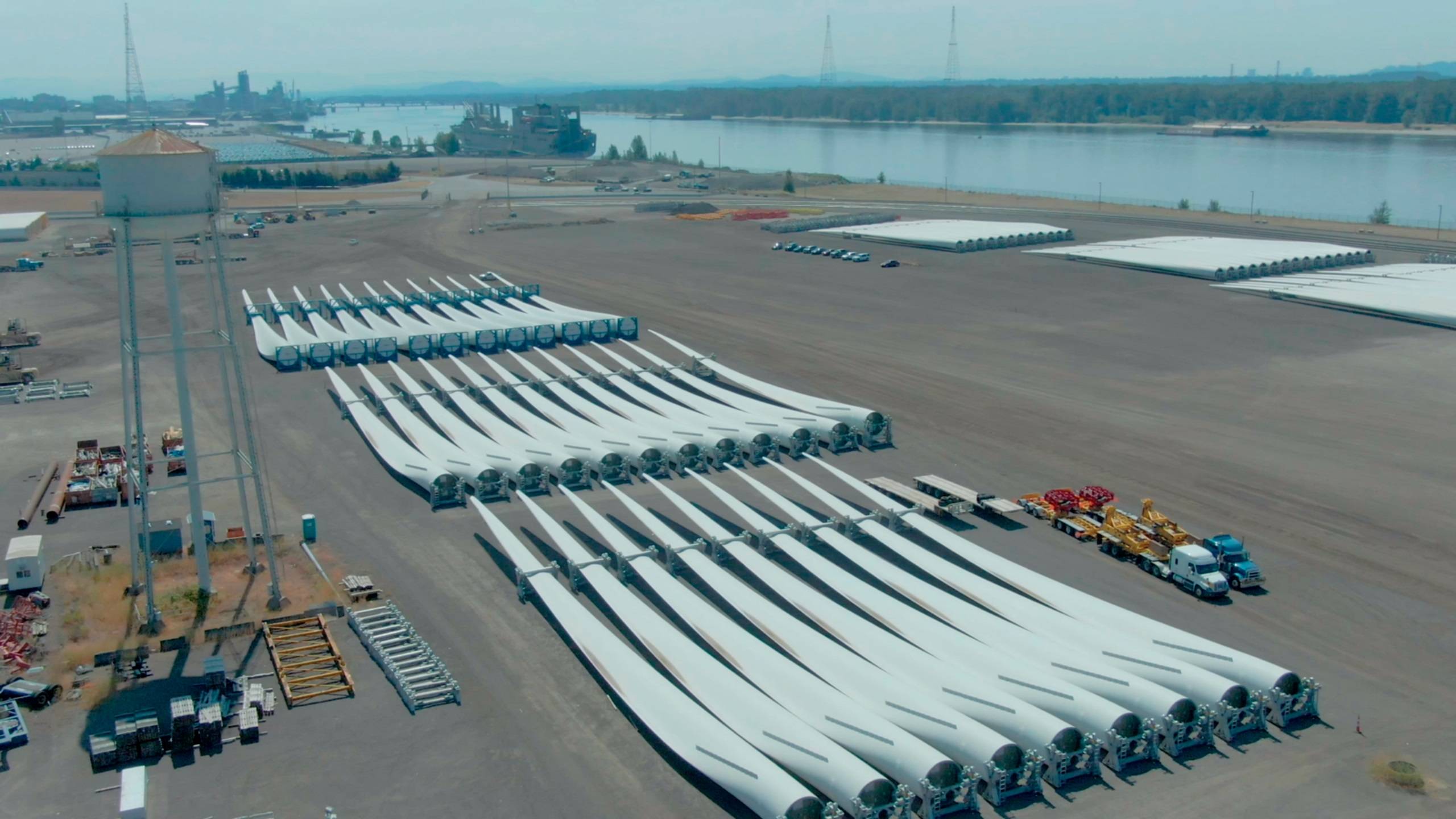 Port Of Vancouver USA Receives Longest Wind Blades Ever To Enter The West Coast Of U.S.