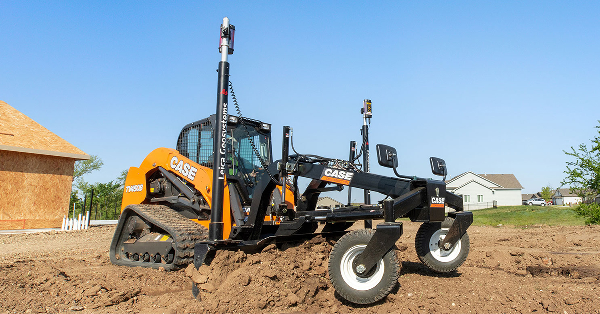 CASE Introduces Precision Grader Blade For Large-Frame Compact Track Loaders