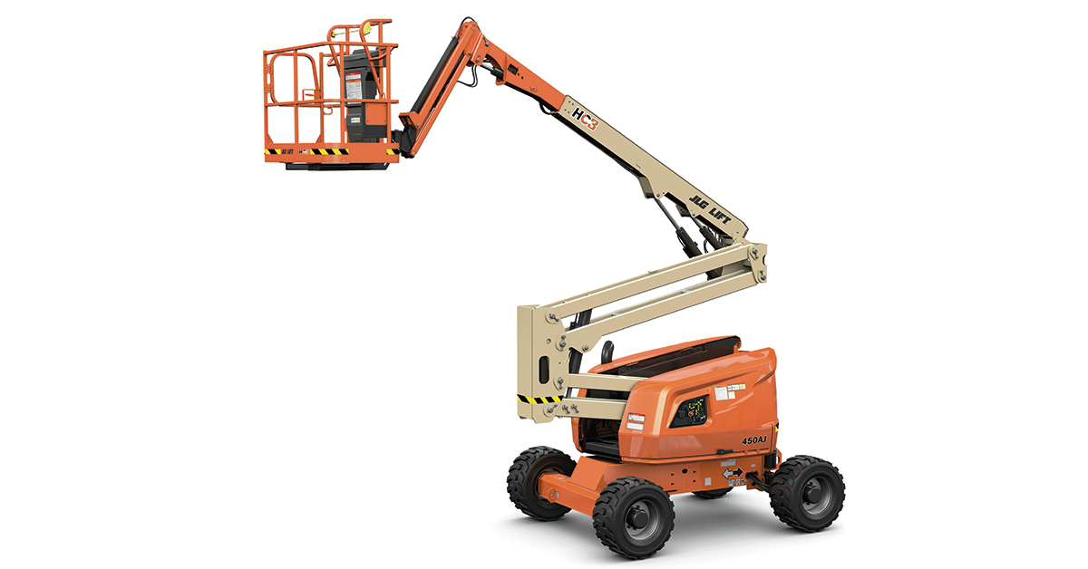 JLG Adds New 450AJ HC3 Hi-Capacity Boom Lift To Product Line 