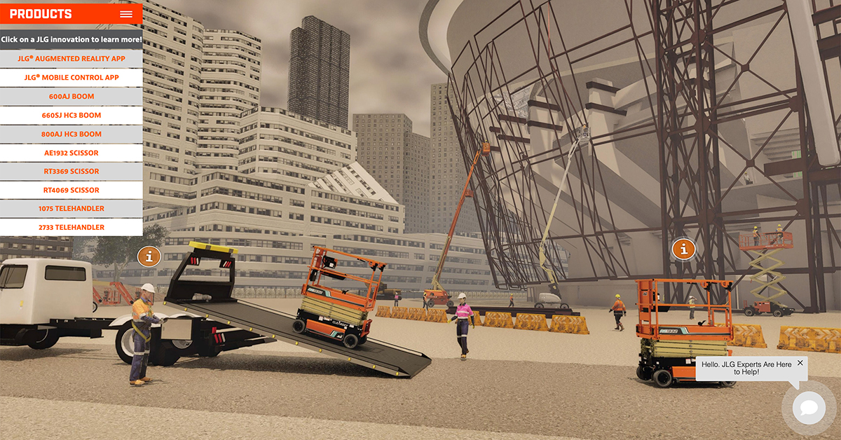 JLG Launches “Access Your World” Experience
