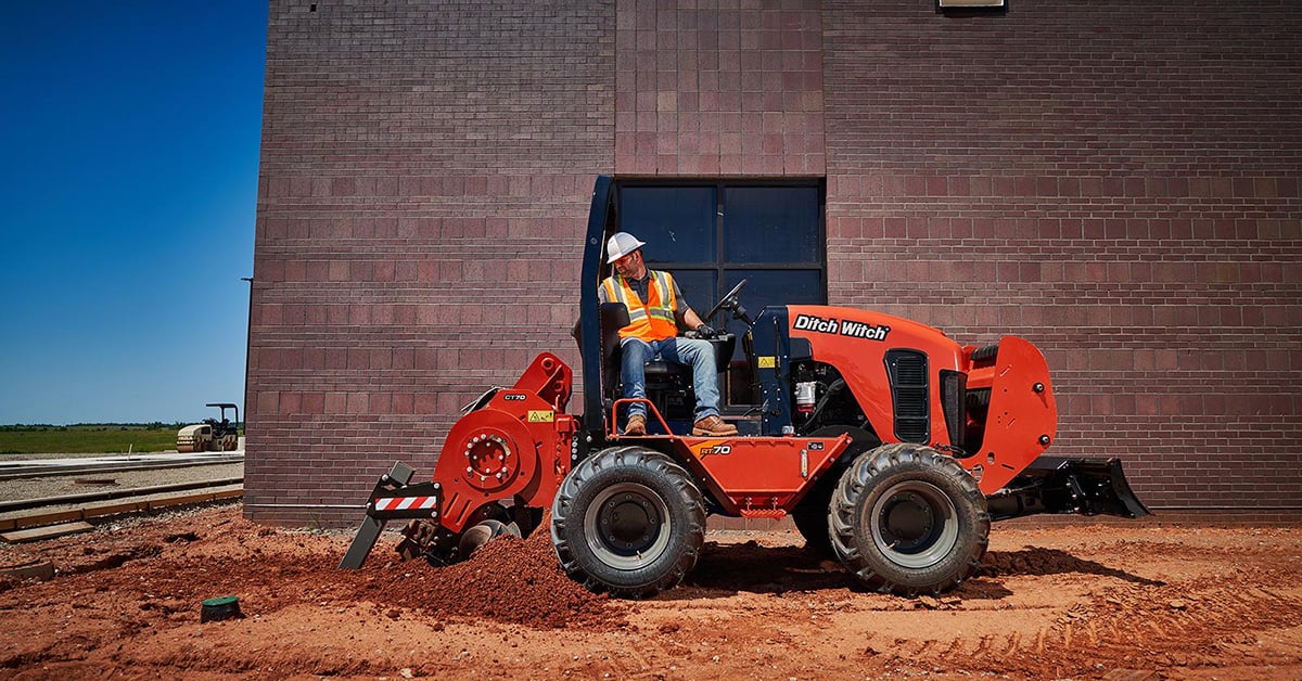 New Ride-On Trencher Designed To Maximize Operator Experience
