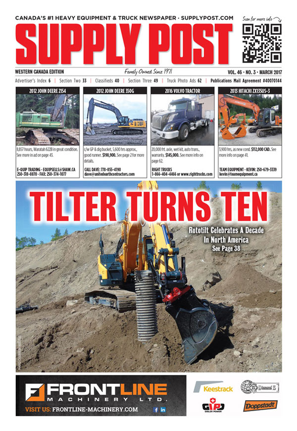 Featured Listings on the cover of the Supply Post