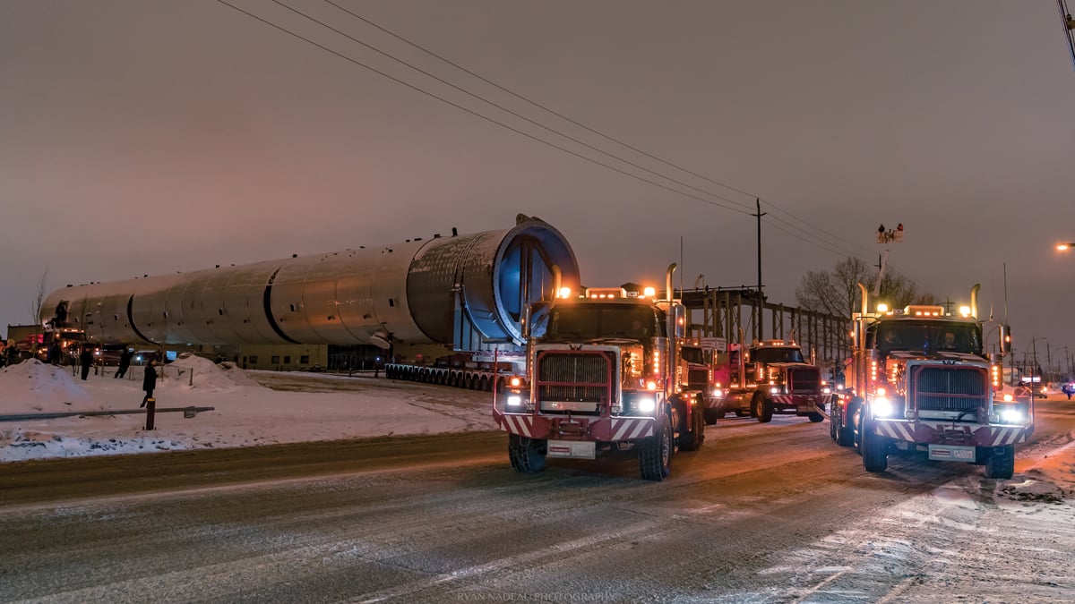 Alberta’s HeaviestEver Road Move Supply Post Canada's 1 Heavy Construction Equipment